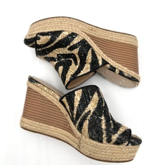Jessica Simpson Slip-On Espadrille Wedge Sandals - Picture 4 of 5